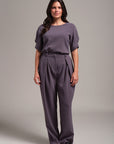 Super Wide-Leg Pant with Pleat Detail