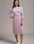 Slim Fit Knee-Length Skirt