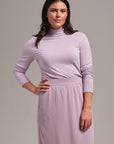 Layering Mock Neck Knit Top
