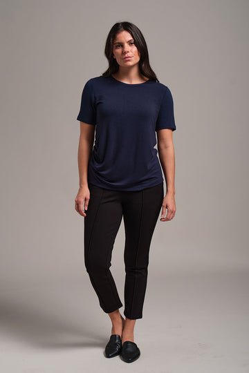 SLIM FIT SIDE SHIRRED TOP