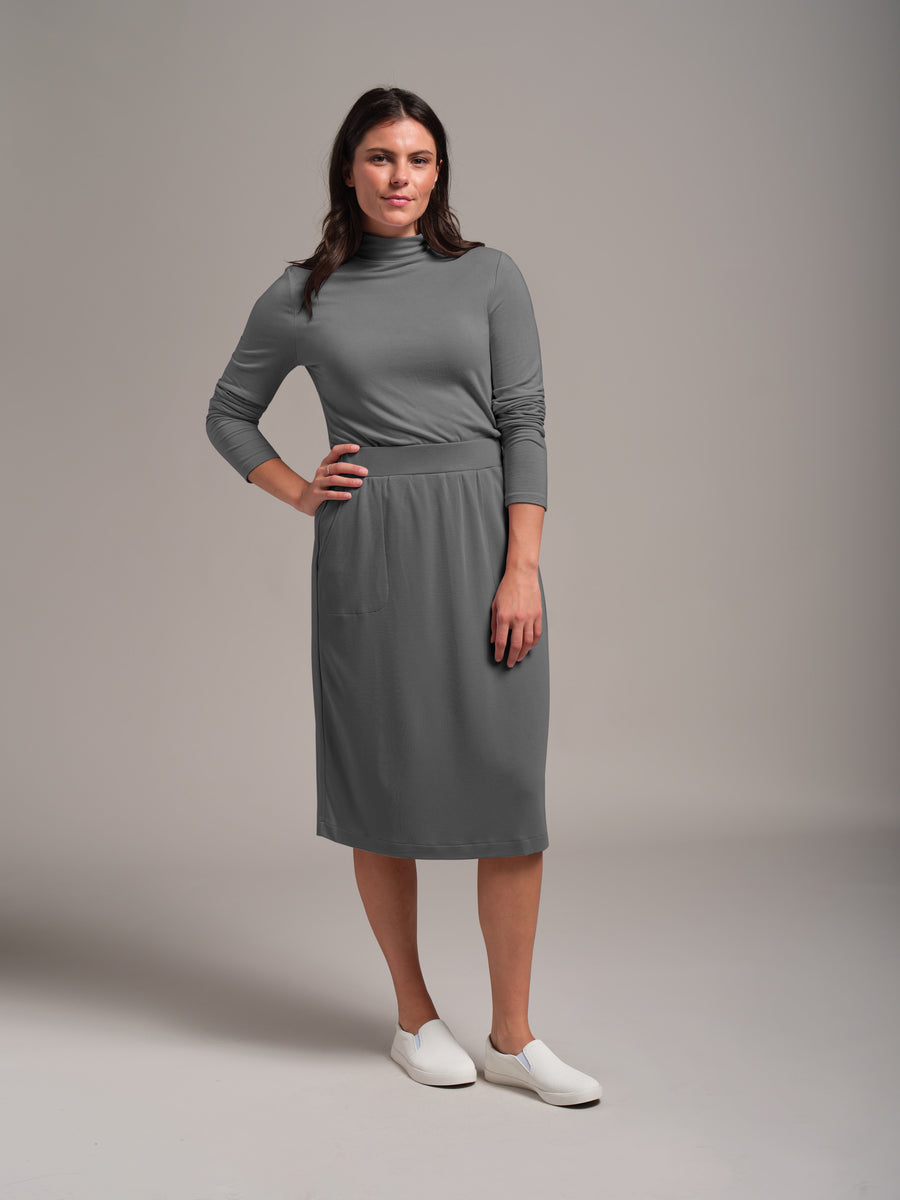 Slim Fit Knee-Length Skirt Kindred New York Slim Fit Knee-Length Skirt Kindred New York