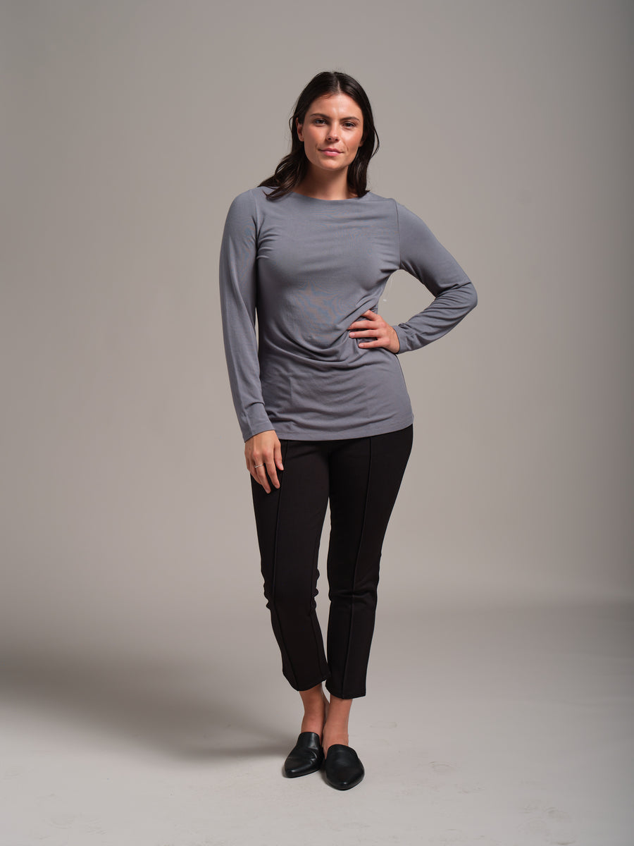 Boatneck Slim Fit Layering Top